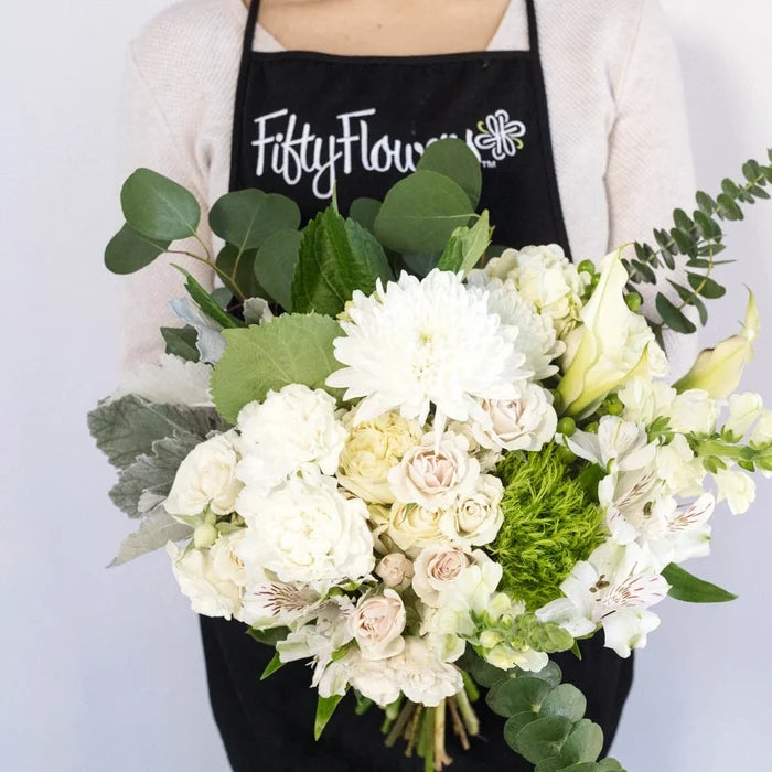 White Bulk Centerpiece Apron - Image