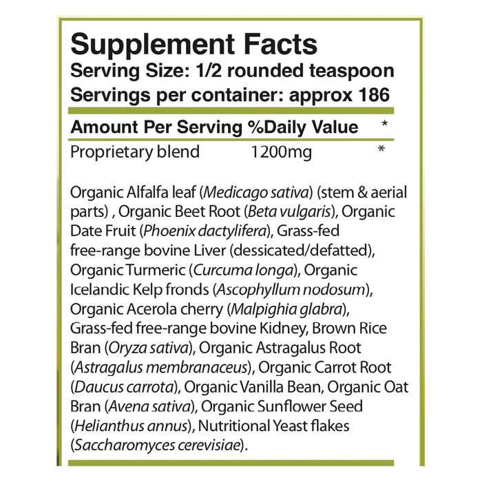 Whole Food Complex 8oz powder by Nutriplex