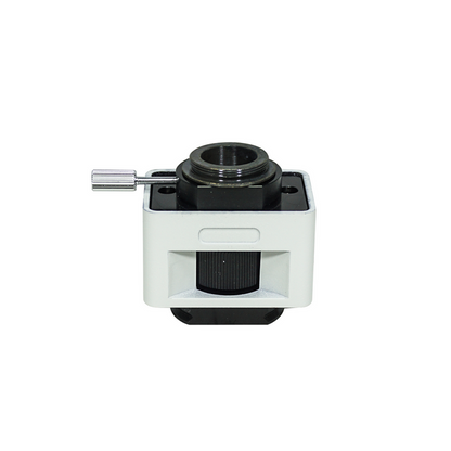 0.5X Adjustable Microscope Camera Coupler C-Mount Adapter 38mm, Grey, SKU SZ07026131, three quarter front view
