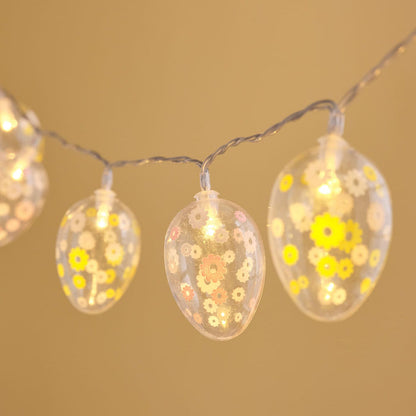 10 Easter Egg LED Battery String Lights