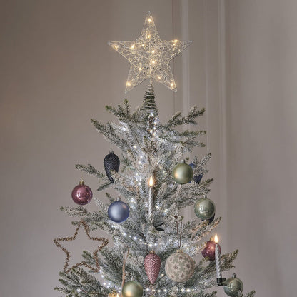 10 Silver TruGlow® LED Christmas Candle Clips with Remote Control