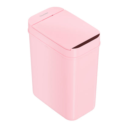 3 Gallon / 10 Liter Plastic Sensor Trash Can (Pink)