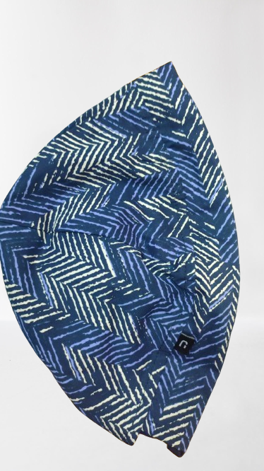 Free Size / Patterned Navy Blue