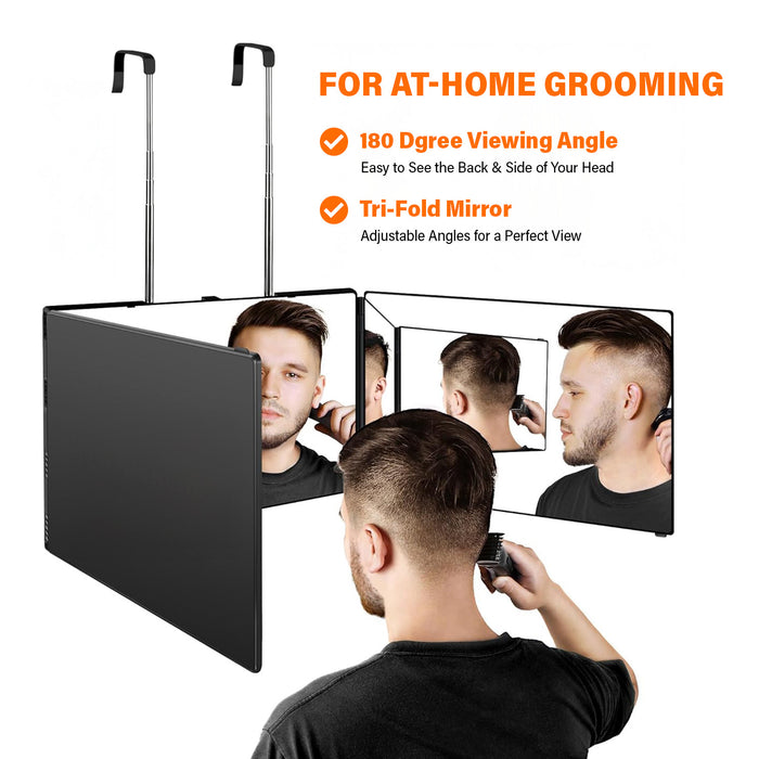 180 Degree Trifold Mirror
