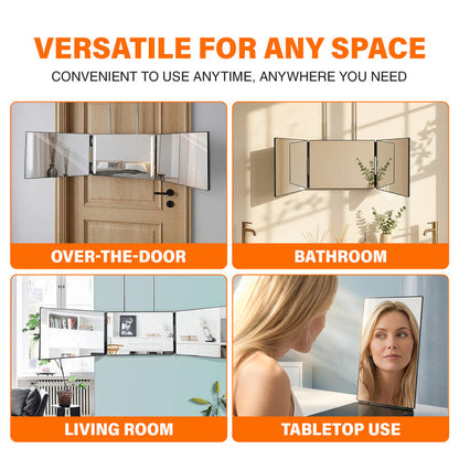 180 Degree Trifold Mirror