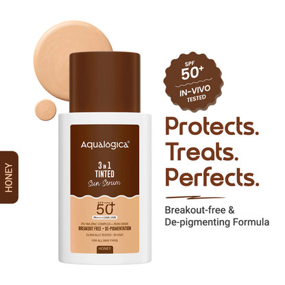 3-in-1 Tinted Sun Serum - Honey | 50g