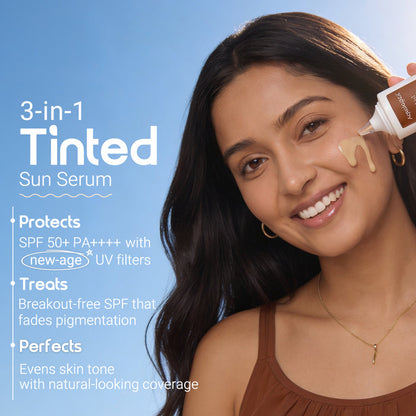 3-in-1 Tinted Sun Serum - Honey | 50g