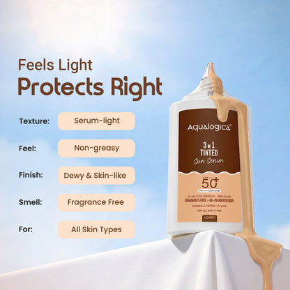 3-in-1 Tinted Sun Serum - Honey | 50g