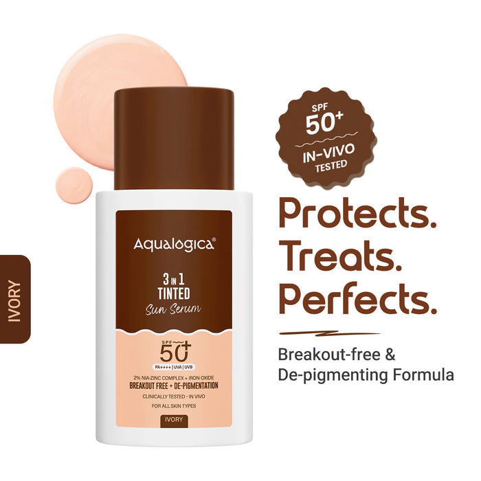 3-in-1 Tinted Sun Serum - Ivory | 50g