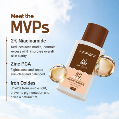 3-in-1 Tinted Sun Serum - Ivory | 50g