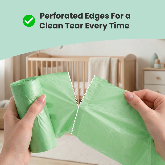 3-Pack (90 pcs) Diaper Pail Bag Refill