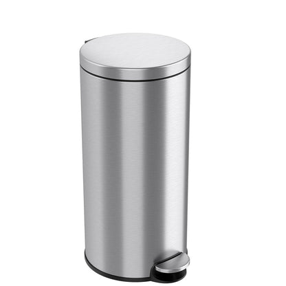 8 Gallon / 30 Liter SoftStep Round Step Pedal Trash Can