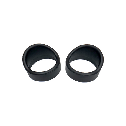 34mm Rubber Eye Cups, Microscope Eye Guards (Pair), SKU SZ02013914, three quarter front view