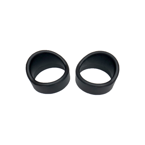 34mm Rubber Eye Cups, Microscope Eye Guards (Pair), SKU SZ02013914, three quarter front view
