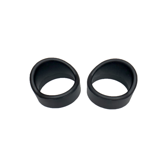 34mm Rubber Eye Cups, Microscope Eye Guards (Pair), SKU SZ02013914, three quarter front view