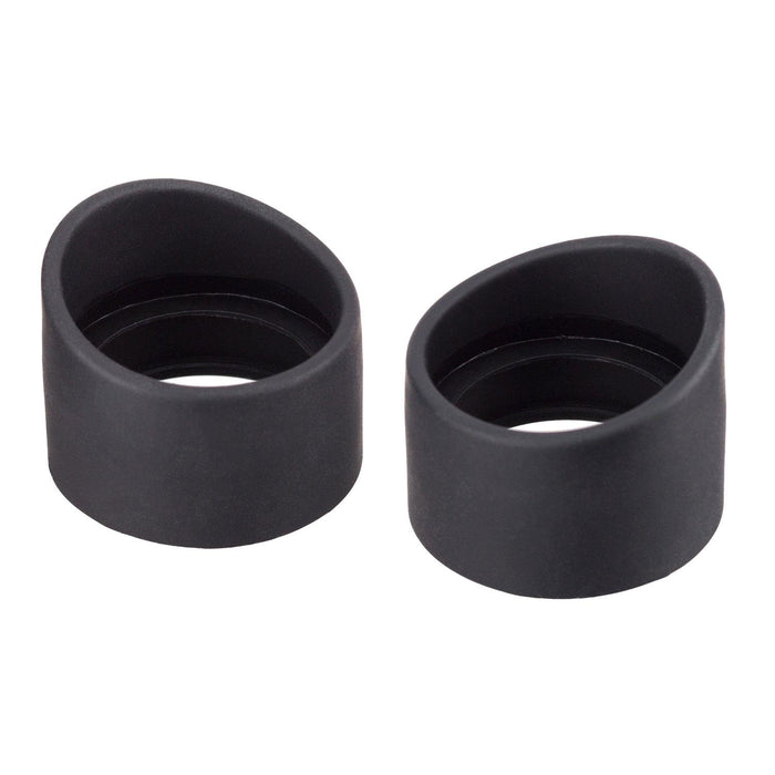 34mm Rubber Eye Cups, Microscope Eye Guards (Pair), SKU SZ05013912, three quarter front view