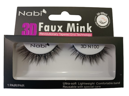 3D N100 - Nabi 3D Faux Mink Eyelash