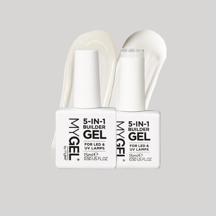 Mylee 5 in 1 Builder Gel Duo (Clear/White)