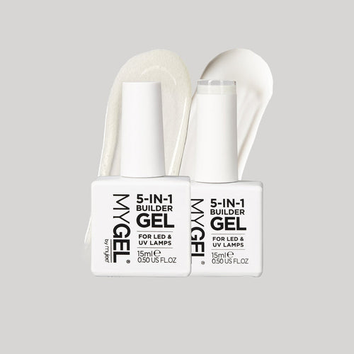 Mylee 5 in 1 Builder Gel Duo (Clear/White)