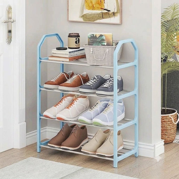 5-Layer Metal Shoe Rack – Space-Saving Organizer