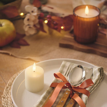 6 TruGlow® Ivory LED Votive Candles with Remote Control