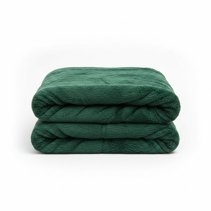 6x6 Soft Blanket - Dark Green