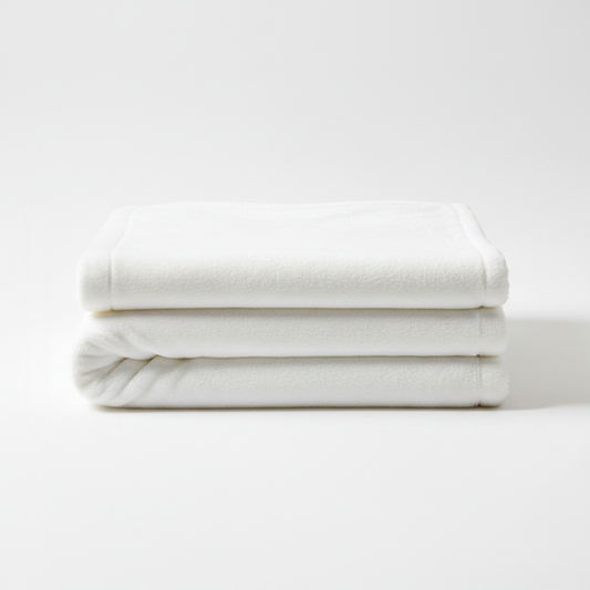 6x6 Soft Blanket - White