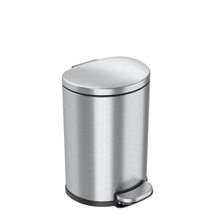 2 Gallon / 7.6 Liter SoftStep Semi-Round Step Pedal Trash Can