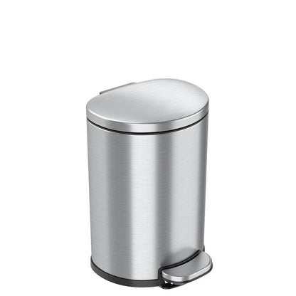 2 Gallon / 7.6 Liter SoftStep Semi-Round Step Pedal Trash Can