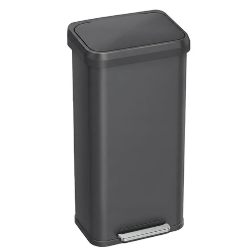 Main product image of the iTouchless PP20RSGY 75 Liter (20 Gallon) step trash can in gray stainless steel finish
