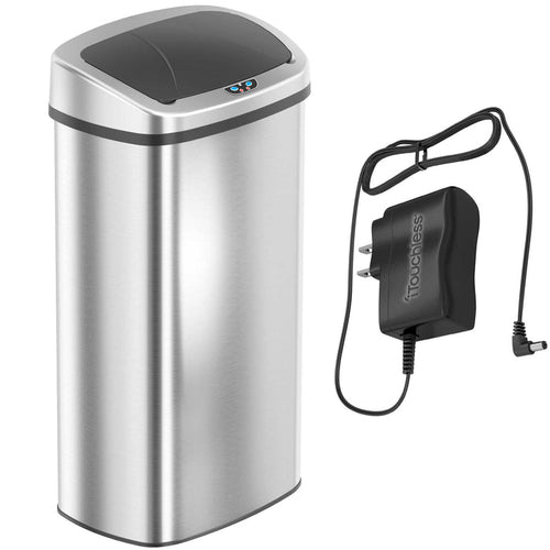 iTocuhless ITOS24BAC extra-large sensor kitchen trash can with AC Adapter