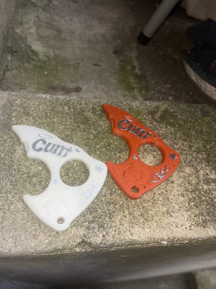 CUNT defense keychain