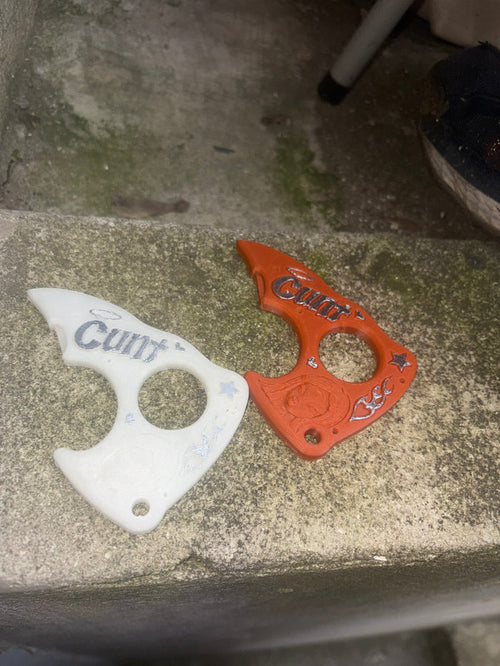 CUNT defense keychain