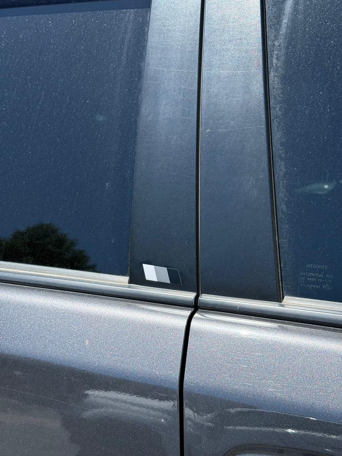 Vinyl Garage B Pillar Three Stripe Decal