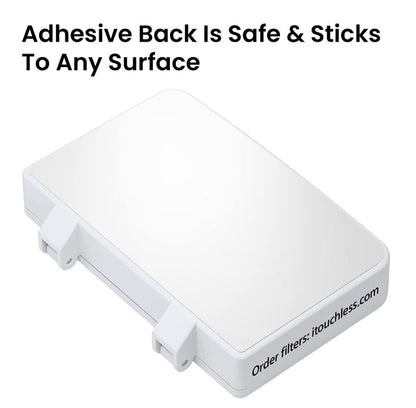 iTouchless 2 Pack Stick on Odor Filters for Refrigerator or Trash Can sticks to any surface