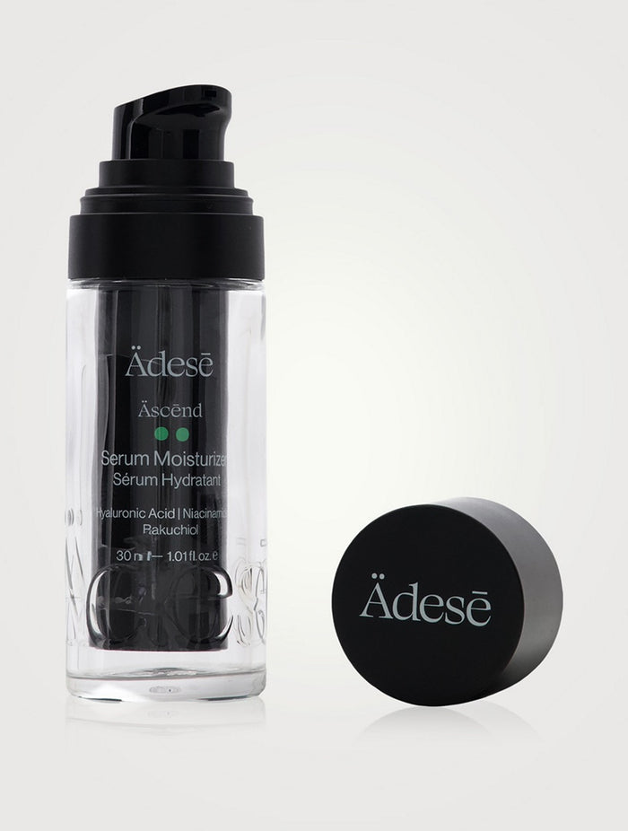 ÄDESĒ Äscēnd The Serum Moisturizer in 30ml bottle, featuring sleek packaging and clear labeling, suitable for skincare routines