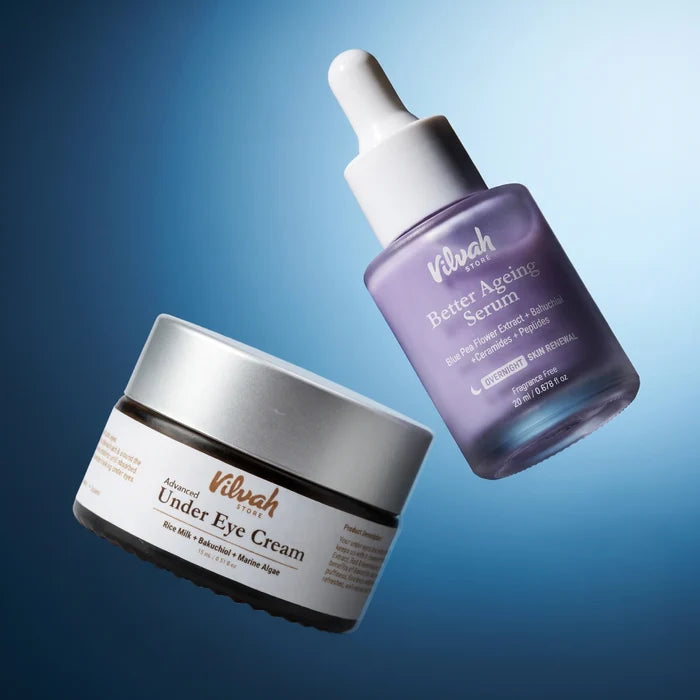 Vilvah Night Repair Combo - Under Eye Cream and Better Ageing Serum