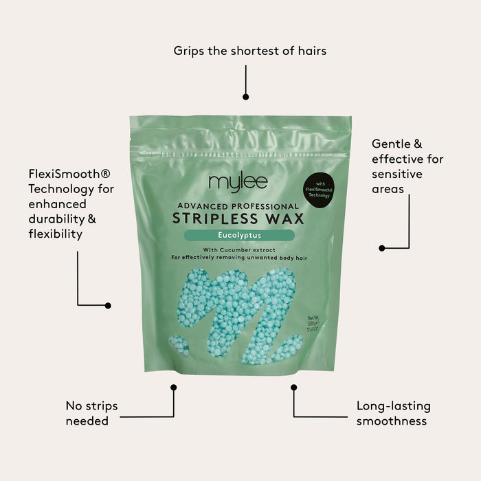 Advanced Professional Stripless Wax with Flexismooth Technology - Eucalyptus