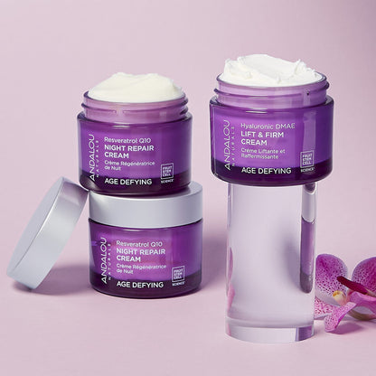Age Defying Hyaluronic DMAE Lift & Firm Cream - Andalou Naturals US