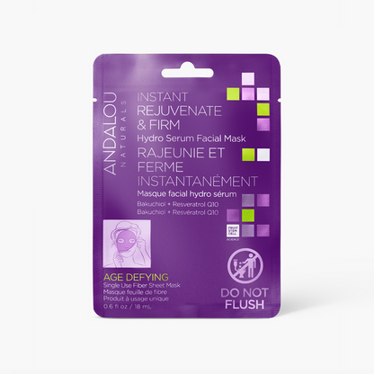Age Defying Instant Rejuvenate & Firm Sheet Mask - Andalou Naturals US