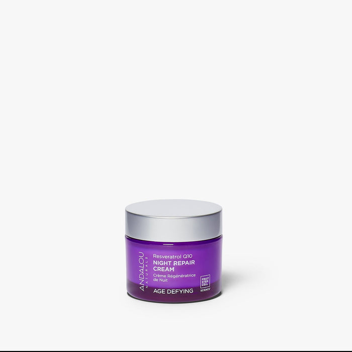Age Defying Resveratrol Q10 Night Repair Cream - Andalou Naturals US