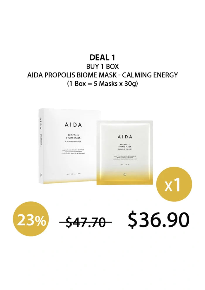 (BUY 1) AIDA PROPOLIS BIOME MASK