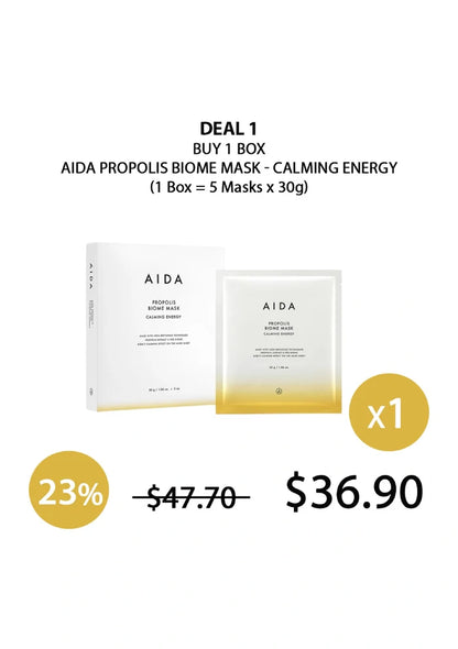 (BUY 1) AIDA PROPOLIS BIOME MASK