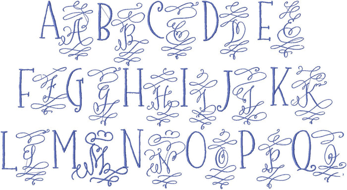 AMELIA MONOGRAM FONT