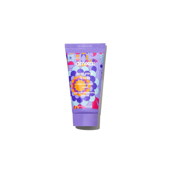 Amika Bust Your Brass Cool Blonde Intense Repair Hair Mask