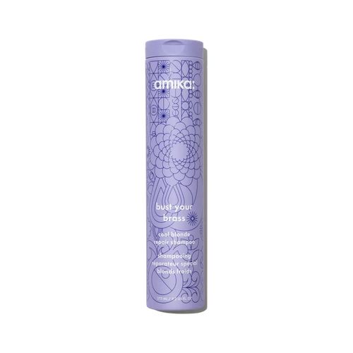 Amika Bust Your Brass Cool Blonde Repair Shampoo Salon Blissful - bottle