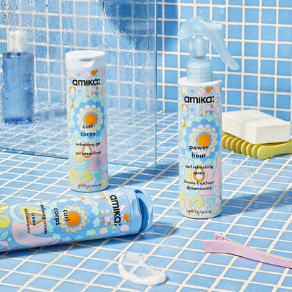 Amika Curl Corps Enhancing Gel shower line up