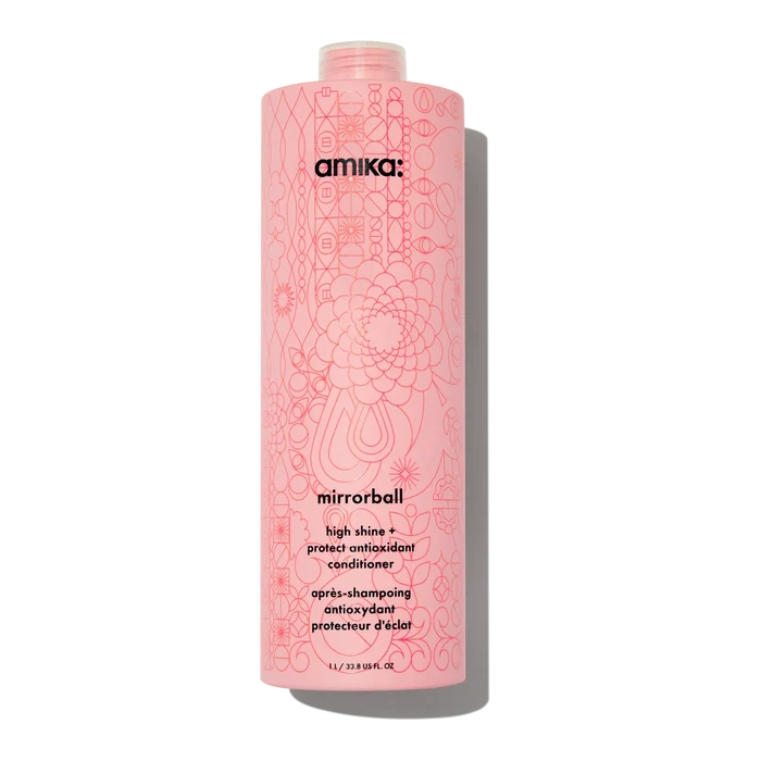 Amika Mirrorball High Shine + Protect Antioxidant Conditioner liter