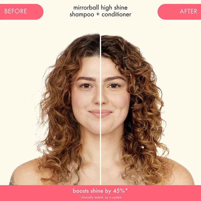 Amika Mirrorball High Shine + Protect Antioxidant Shampoo results