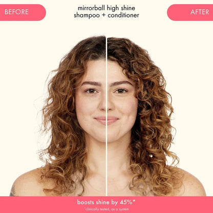Amika Mirrorball High Shine + Protect Antioxidant Shampoo results